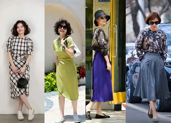 Vì sao phụ nữ sau 50 tuổi mặc váy dài qua gối lại trông sang hơn?