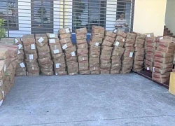 Xe khách chở gần 112.000 gói măng không rõ nguồn gốc, in chữ nước ngoài