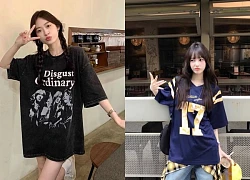 Đơn giản mà vẫn phong cách với áo thun oversized
