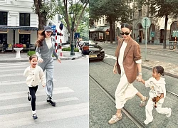Hồ Ngọc Hà diện đồ đồng điệu cùng con gái, không hàng hiệu vẫn gây sốt