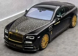 Vàng 24K phủ kín Rolls-Royce Wraith trong dự án mới của Mansory