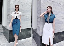 Áo tay hến là mảnh ghép dịu dàng cho cô nàng nữ tính