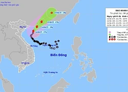 Bão số 1 tiến về đất liền Trung Quốc, mưa kết thúc ở Trung bộ