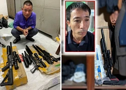 Bắt 2 đối tượng, thu giữ nhiều linh kiện lắp ráp súng quân dụng
