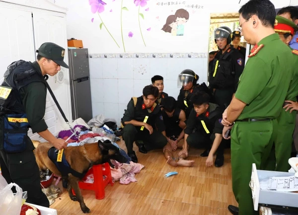 Bắt 8 đối tượng trong đường dây ma túy ở Sóc Trăng