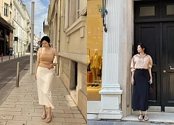Chân váy dài phối với 5 mẫu áo hè này là chuẩn nhất, giúp nàng mặc đẹp mọi hoàn cảnh