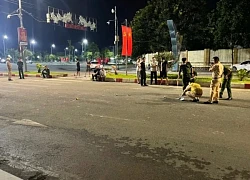 Đại úy công an bị người đi xe máy không đội mũ bảo hiểm tông trọng thương