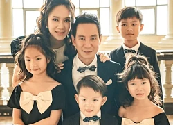 Những ông bố đông con nhất showbiz Việt: Bận rộn tới mấy vẫn hết lòng quan tâm, yêu thương các con