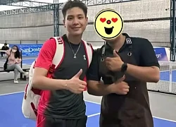 Quân A.P muốn giấu cũng khó, dẫn vợ hot girl chơi pickleball, bị tóm cảnh này?