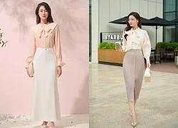 Áo sơ mi thắt nơ, điểm nhấn thanh lịch cho nàng công sở