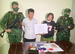 Bắt giữ đôi nam nữ cải trang vượt biên sang Lào mua ma túy