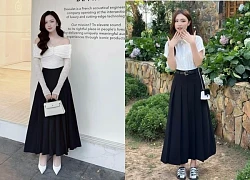 Chân váy dài xếp ly, lựa chọn hoàn hảo cho cô nàng thanh lịch