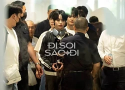 Idol người Việt Hanbin và các thành viên TEMPEST đổ bộ Nội Bài, visual "chị đại" "chấp" hết ống kính cam thường!