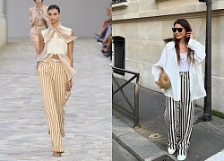 Áo sơ mi và quần sọc, sự kết hợp dễ dàng nhất của mùa hè