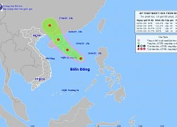 Áp thấp nhiệt đới trên Biển Đông, khả năng vào vịnh Bắc Bộ trong 2-3 ngày tới