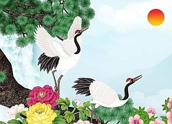 Cách đặt tranh con hạc trong nhà để thu hút tài lộc