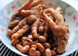 Cách làm chân gà hầm lạc giúp làm khỏe khớp, bổ xương