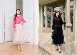 Chân váy lưới - điểm chạm của vẻ đẹp thanh thoát