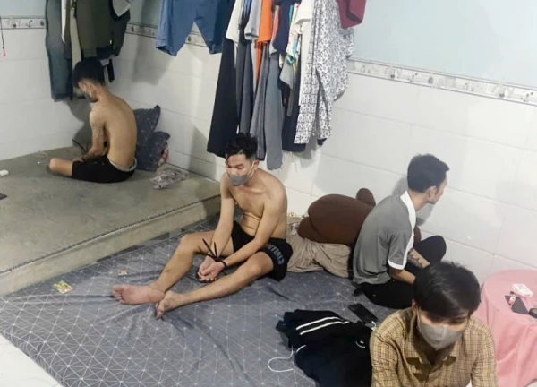 Công an phường Bình Hòa trấn áp mạnh tệ nạn trong phòng trọ