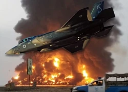 Israel tấn công một loạt sân bay Iran, phá hủy 15 chiến đấu cơ