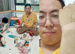 Nghỉ việc lương cao để ở nhà chăm con, 'bố bỉm sữa' bị viêm khớp, trầm cảm