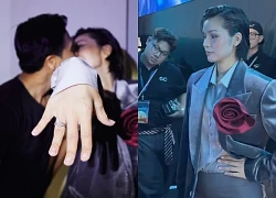 Sao nữ vừa được cầu hôn chấn động tại Hoa hậu Hoàn vũ Việt Nam bị soi hint đang bầu bí?