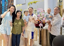 Shark Bình đăng ảnh cả gia đình, nhìn là thấy rõ thái độ của bố mẹ chồng với Phương Oanh