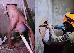 Tù nhân vượt ngục kẹt trong tường vì đào lỗ quá bé, phải gọi cảnh sát giải cứu