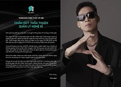 Công ty quản lý SOOBIN chấm dứt hợp đồng với 1 producer