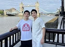 Hai thiếu gia nghìn tỷ nhà bầu Hiển cùng Đỗ Mỹ Linh du hí Anh: Khi du học còn non xanh, trở lại là bố bỉm!