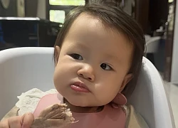 Phương Oanh khoe biểu cảm "siêu cấp đáng yêu" của con gái khi ăn, ai cũng khen giống shark Bình