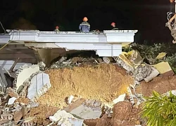 Sạt lở vùi lấp căn nhà có 4 người giữa thành phố, 1 nam sinh tử vong