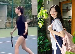 Ái nữ Quyền Linh bị quay lén ở sân Tennis, lộ nhan sắc qua cam thường khó đỡ