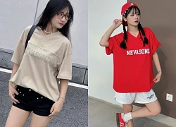 Áo thun cổ chữ V, món đồ không thể thiếu của cô nàng hiện đại
