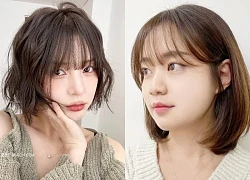 Cắt tóc ngắn, quan trọng nhất là chọn đúng kiểu: Gò má cao, mặt tròn nên cắt thế này để che bớt khuyết điểm