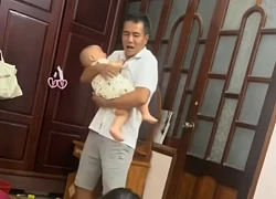 Clip: Ông bà nội bảo đẻ chăm 1 thể, 4 em bé thi nhau oe oe khiến dân tình "đau đầu online" theo