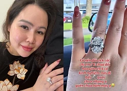 Diễn viên "lùn nhất" Việt Nam được chồng Tây tặng nhẫn kim cương tới tấp, cục nào cục nấy to vật vã!