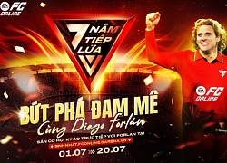 Garena FC Online Việt Nam mời huyền thoại Dieogo Forlan về Việt Nam đón sinh nhật 7 tuổi để tri ân người chơi