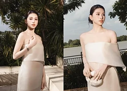 Hoa hậu Tiểu Vy đẹp xuất thần với phong cách thời trang tối giản
