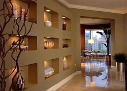 Lợi ích tuyệt vời khi sử dụng nhiều hình ô trong trang trí tường phòng khách
