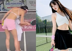 Ngọc Trinh "đáp trả" sau khi bị chỉ trích vì "mặc như không mặc" đi chơi pickleball