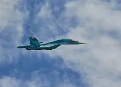 Tiêm kích Su-34 của Nga rơi khi huấn luyện