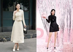 Tôn lên vẻ đẹp thanh lịch và thời thượng với chân váy gấm