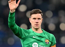 Barca cập nhật tình trạng của Ter Stegen nhưng 'giấu' thời gian hồi phục