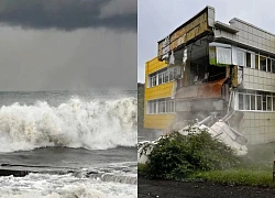 Người dân vội vã sơ tán sau cảnh báo sóng thần ở Nga, Nhật Bản
