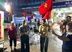 Nhà hàng nấu cơm miễn phí phục vụ bà con, tiếp sức đoàn thiện nguyện