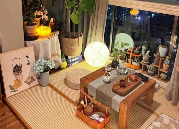 Ban công chỉ 4m được cải tạo thành phòng trà tuyệt đẹp: Góc nhỏ khiến ai cũng mơ về một cuộc sống nhẹ nhàng, thư thái