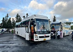Năm ô tô và xe máy va chạm liên hoàn tại vòng xoay chợ đêm Đà Lạt