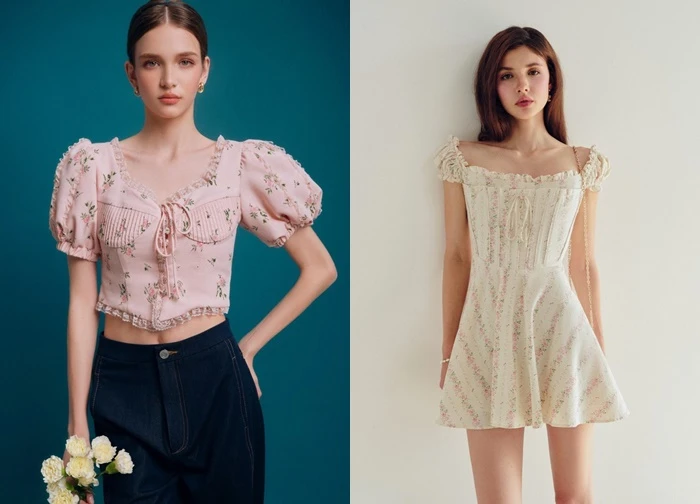 Váy, áo tay bồng - cảm hứng lãng mạn cho những ngày nắng dịu