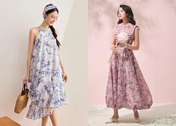 Váy hoa cổ điển là bí quyết để nàng luôn trẻ trung xinh đẹp